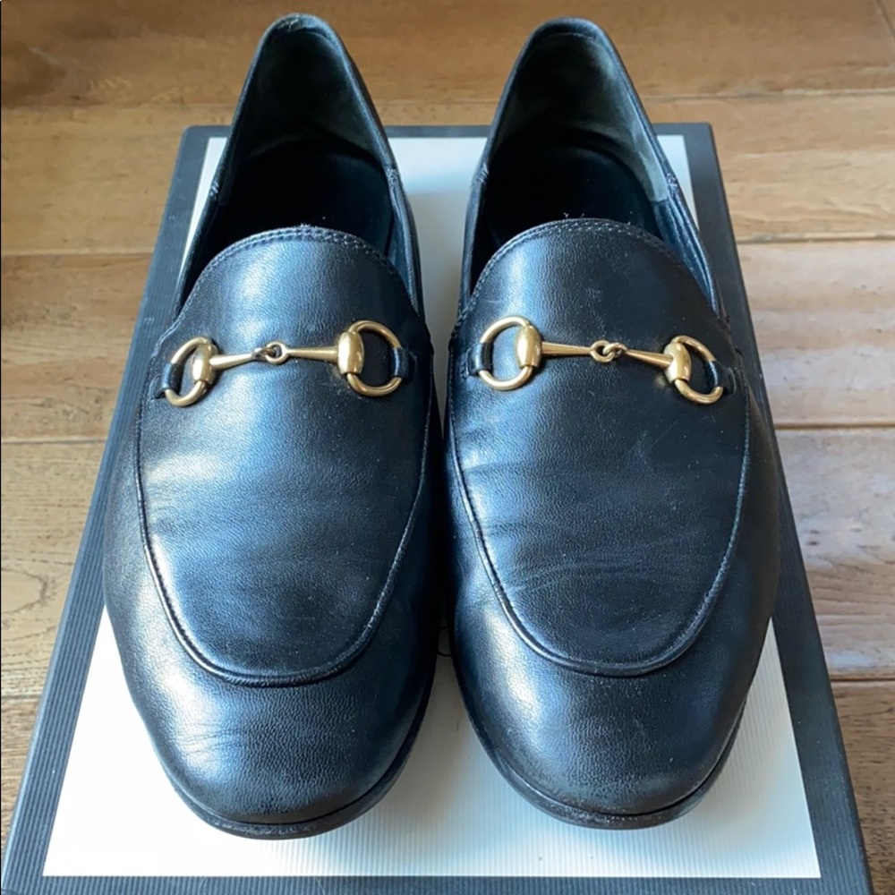 Gucci Black Brixton Loafers